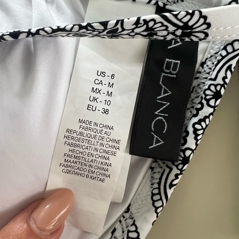 La Blanca Women's Standard Halter  Swimsuit Top size 6 - Picture 5 of 8